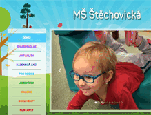 Tablet Screenshot of ms-stechovicka.cz